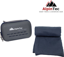 AlpinPro DryFast Πετσέτα Σώματος Microfiber Navy Blue 180x90cm