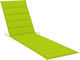 vidaXL Sun Lounger Cushion Bright Green 200x50cm.