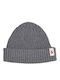 Beanie Ανδρικός Σκούφος με Rib Πλέξη σε Γκρι χρώμα