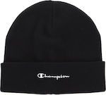 Champion Beanie Unisex Σκούφος σε Μαύρο χρώμα