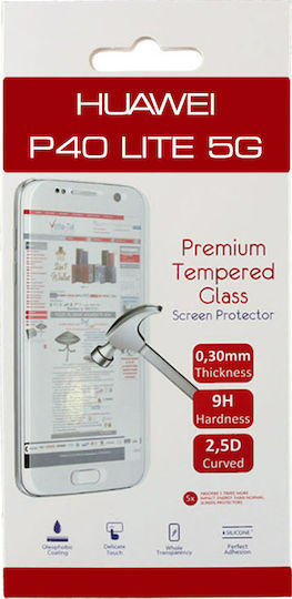 Volte-Tel 2.5D Vollflächig gehärtetes Glas (Huawei P40 Lite 5G) 8290480