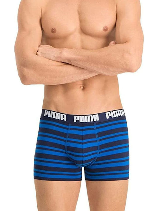 PUMA Ανδρικά Μποξεράκια Μπλε με Σχέδια 2Pack
