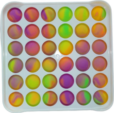 Bubble Pop it Fidget Σκληρή Παλέτα Τετράγωνη Mix