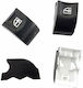 Carner Replacement Button Car Window Switch for Renault Megane / Clio / Laguna Black