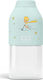 Monbento Positive S Le Petit Prince Planet Bottle Water Plastic with Screw Cap Light Blue 330ml