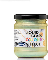 Mercola Liquid Glass Effect Χρωστική Χειροτεχνίας Χρυσή για Υγρό Γυαλί Πέρλα 90ml