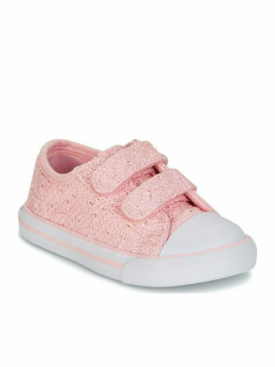 Chicco Kids Sneakers Cedrina with Scratch Pink