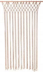 Koopman Κουρτίνα Πόρτας από Ύφασμα Μπεζ 90x180cm AT1265