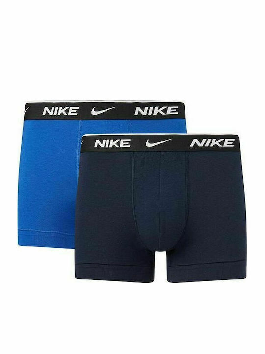 Nike Ανδρικά Μποξεράκια Μπλε 2Pack