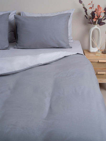 Sunshine Duvet Cover Queen 230x250 Menta 203 Grey