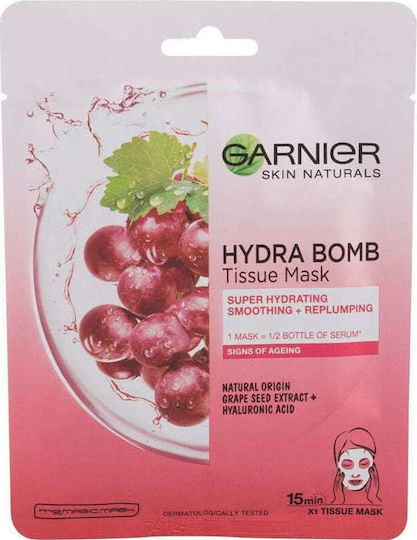Garnier Hydra Bomb Grape Seed Μάσκα Προσώπου