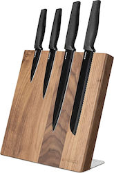 Navaris Magnetic Knives Stand Wooden