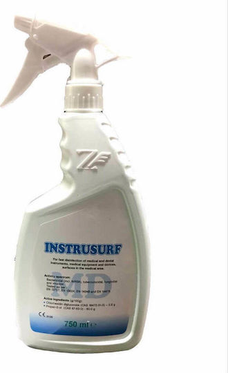 Ειδικό Καθαριστικό για Απολύμανση Instrusurf για Εργαλεία και Επιφάνειες Υγρό 0.75lt