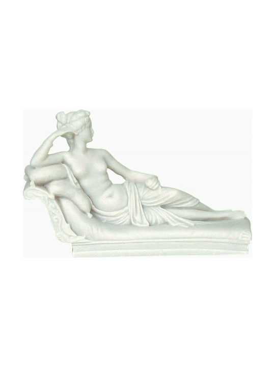 Paulina Statue (Alabaster Weiß 36cm)