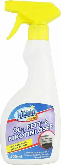 Klaro Clean for Removal of Grease & Nicotine Special Commercial Cleaner 0.5lt