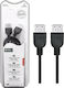 SGL USB 2.0 Cable USB-A female - USB-A female Μαύρο 3m (197673)