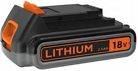 Black & Decker Батерия за Инструменти Литиеви 18V с Капацитет 2.5Ах