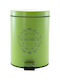 Chios Hellas 31855 Metallic Toilet Bin 5lt Green