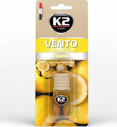 K2 Car Air Freshener Pendand Liquid Vento Lemon 8ml