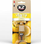 K2 Κρεμαστό Αρωματικό Υγρό Αυτοκινήτου Vento Lemon 8ml