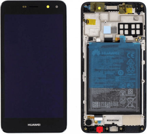 Huawei Οθόνη με Μηχανισμό Αφής για Huawei Y5 (2017) (Μαύρο)