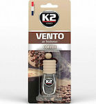 K2 Κρεμαστό Αρωματικό Υγρό Αυτοκινήτου Vento Coffee 8ml