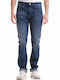 Zack M Pantaloni Jeans pentru Bărbați Elastic Albastru