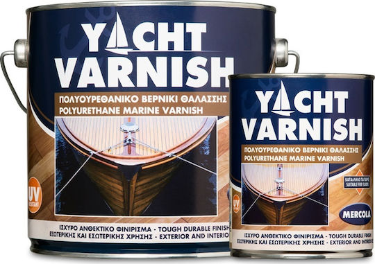 Mercola Surface Varnish Polyurethane Solvent Based Colorless Satin 750ml