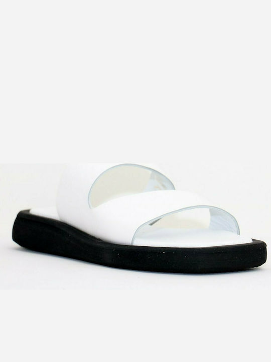 Women's Slippers Anteos 2102 White Leather