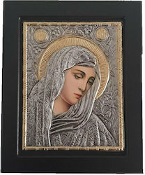 Metal Holy Mary Icon 15x18cm