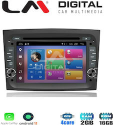 LM Digital Car-Audiosystem für Opel Kombi Fiat Doblo 2015 > (Bluetooth/USB/AUX/WiFi/GPS) mit Touchscreen 7" LM Z4197 GPS