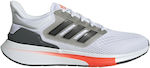 Adidas EQ21 Ανδρικά Αθλητικά Παπούτσια Running Λευκά
