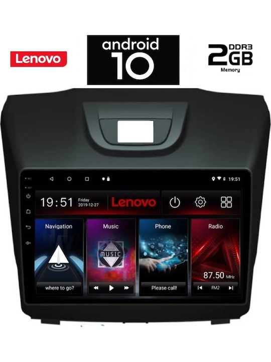 Lenovo IQ-AN X6802 Ηχοσύστημα Αυτοκινήτου για Isuzu D-Max (Bluetooth/USB/AUX/WiFi/GPS) με Οθόνη 9"