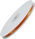 Marhome Satin,σατεν Band Doppelseitig Monochrom Orange 45.5meters mit Breite 6mm