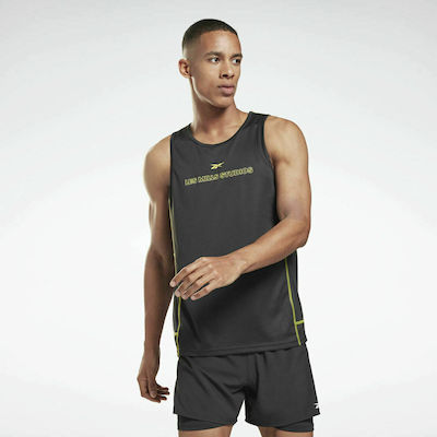 Reebok Les Mills Speedwick Ανδρική Μπλούζα Αμάνικη Μαύρη