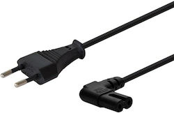 Savio IEC C7 - Euro Cable 3m Μαύρο CL-144 Savio IEC C7 - Euro Cable 3m Μαύρο CL-144