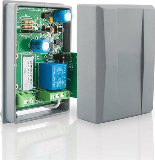 Profelmnet Garagentorsteuerungspanel 12V, 24V Ein-Kanal-Empfänger 12V/24V Rolling-Code-Frequenz Keeloq
