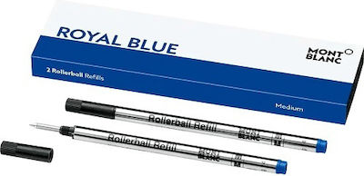 Mont Blanc Replacement Ink for Ballpoint in Blue color Medium 2pcs