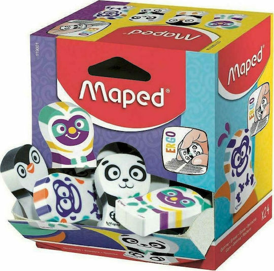 Maped Γόμα για Μολύβι Ergo Fun (Διάφορα Σχέδια/Χρώματα)