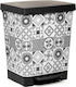 Dimitracas Hydraulic Κάδος Απορριμμάτων Πλαστικός Black-White 23lt