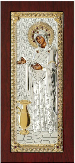 Prince Silvero Icoană Panagia Gerontissa Argint 14x29.5 cm