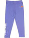 Kinder Leggings Lang Lila Cabio