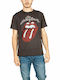 Amplified Vintage Tongue T-shirt Rolling Stones Gray Baumwolle zav210rtv ZAV210RTV