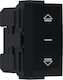 Aca Modys Knopf Rolltor in Schwarz Farbe 101013...