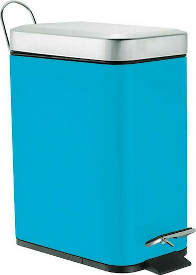 Casetti BAN603 Metallic Bathroom Basket 5lt Blue