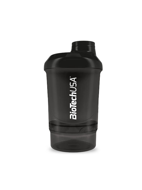 Biotech USA Wave+ Nano Shaker Πρωτεΐνης 300ml Πλαστικό Μαύρο