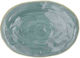 Marva Country Serving Platter Oval made of Porcelain Blue 41.1x30cm