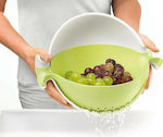 Guzzini Plastic Colander Vegetables 30x25cm 1pcs