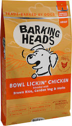 Barking Heads Bowl Lickin' Chicken 12kg Dry Food for Adult Dogs with Brown rice and Chicken