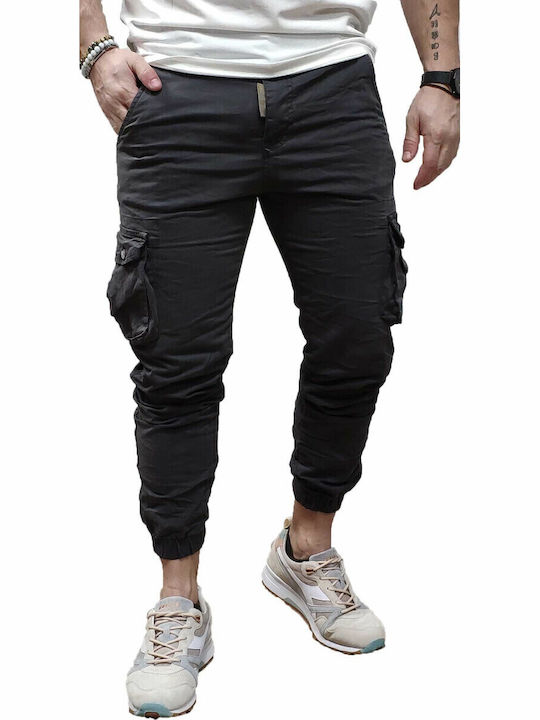 Senior Pantaloni Elastic cu Croială Slim Gri